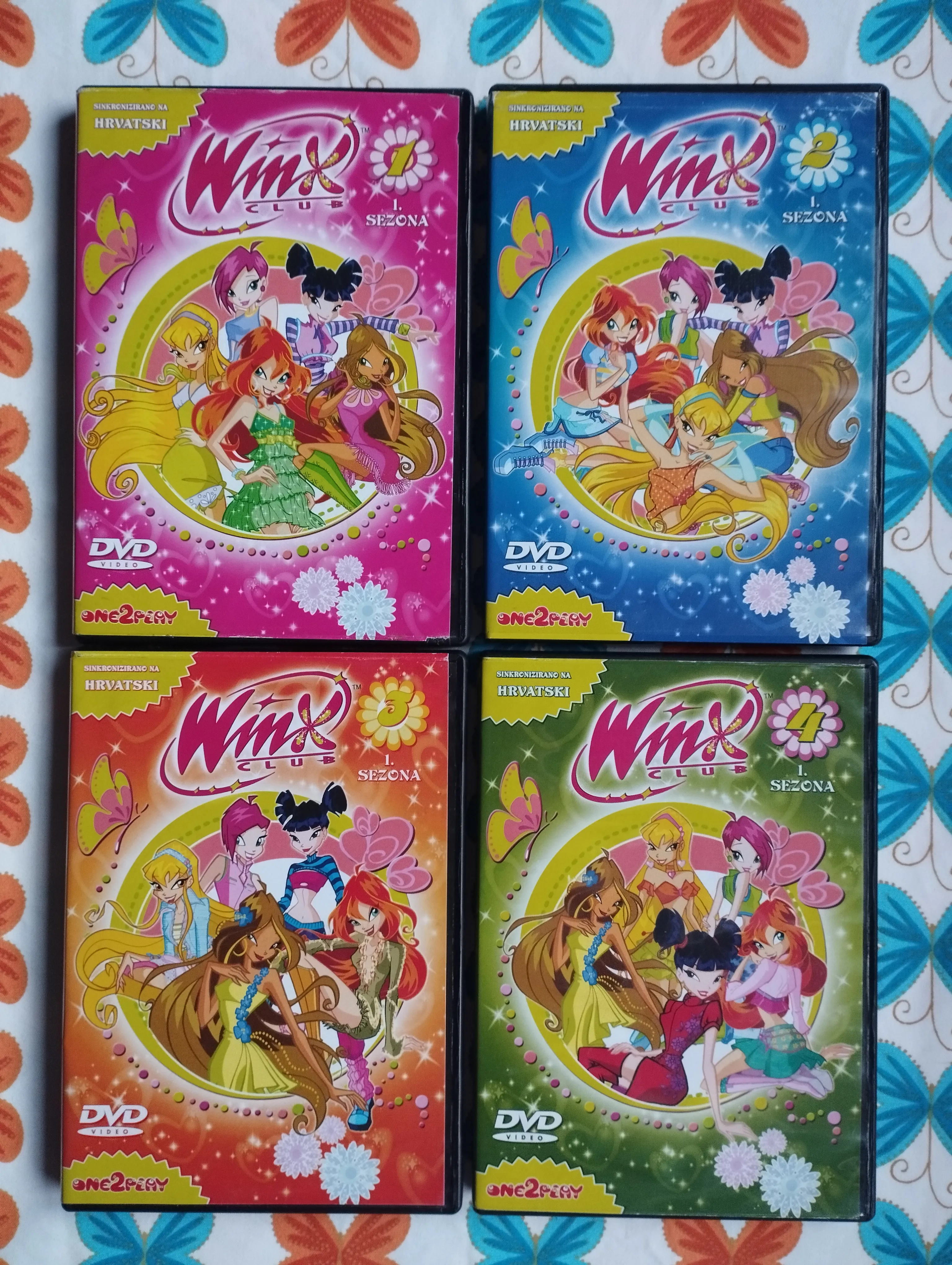 Winx Club - 1 Sezona - DVD 1,2,3,4 - Samobor