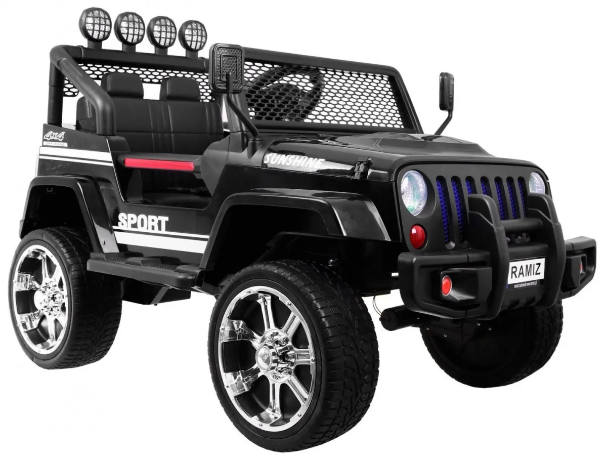 auto na akumulator new raptor drifter 4 x 4 - crni - slika 2