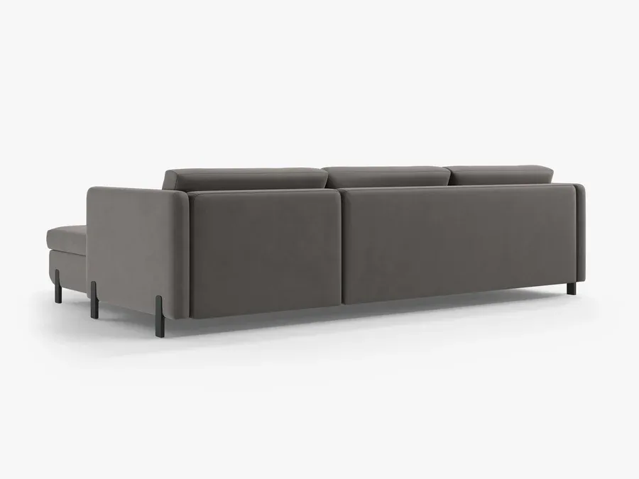kutna garnitura gloria 260x170cm, materijal: baršun - slika 2