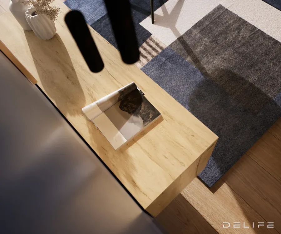 komoda cuor 150x45cm, materijal: keramika laminam sabbia - slika 4