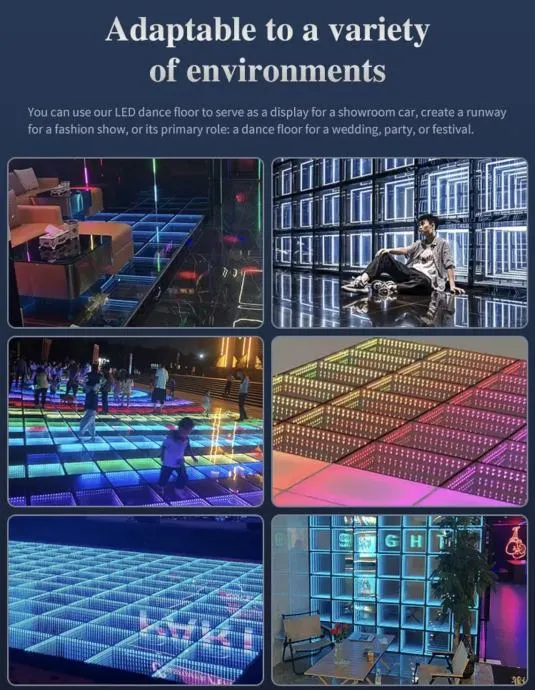 led 3d podni paneli dance floor za zabave i evente podij u boji - slika 6