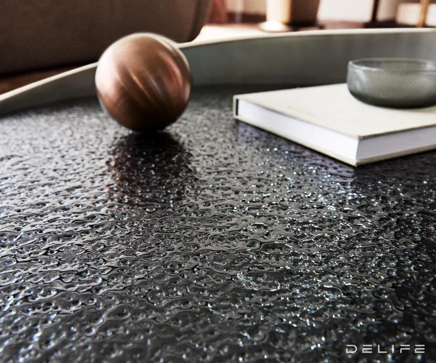 klub stolić blaise 100x100cm, materijal: reljefno staklo - slika 5