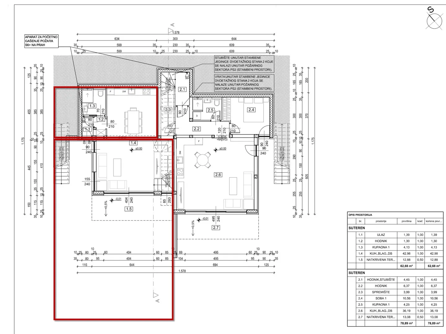 dramalj, novogradnja, 300 m od mora, parking s1 - slika 8