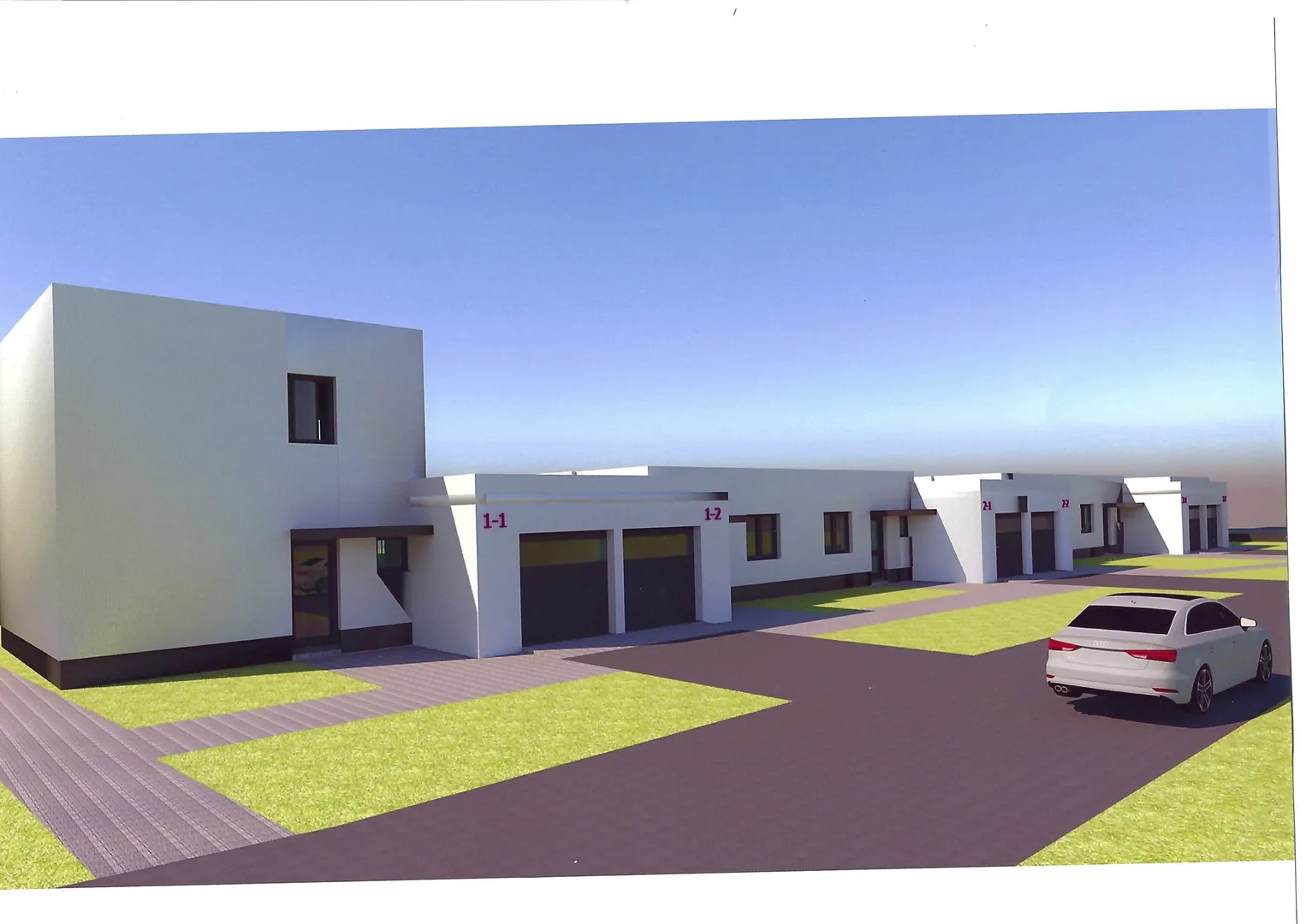 Darda: moderna kuća, 62.42 m2, garaža, dvorište!
