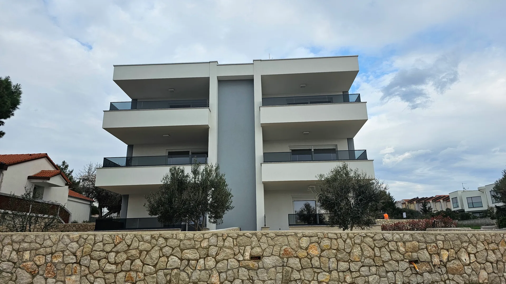 Novalja, novogradnja, prizemlje, 88m2, pogled na more, S1