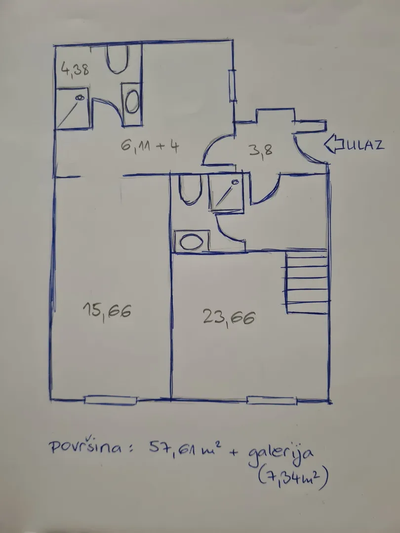 petrinjska, 58 m2, 1.kat, uređen, s galerijom - slika 16
