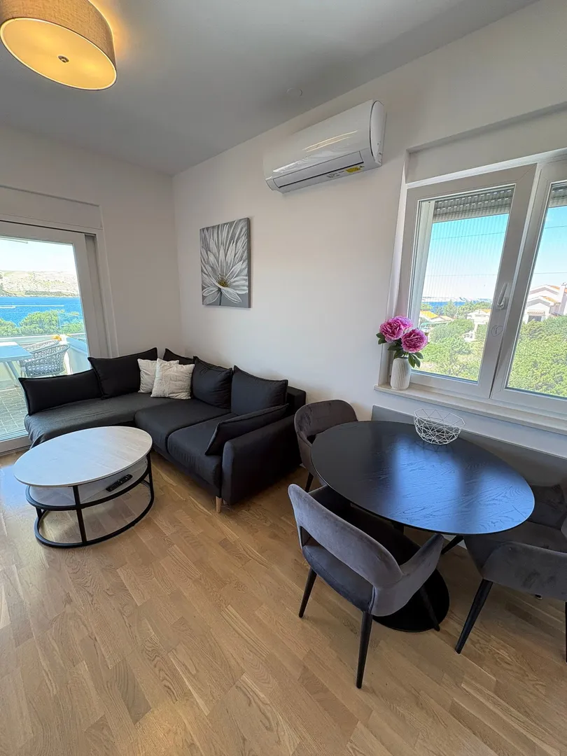 stara novalja: trosobni apartman+2 pm! 30m do mora - slika 5