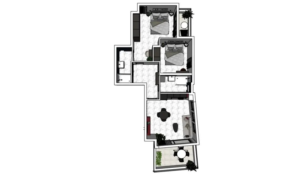 novalja, 91.50m2, prizemlje, pogled na more! b_a1 - slika 19