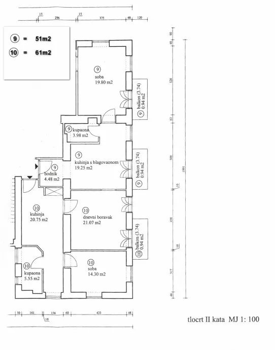 opatija, 3s, 121 m2 2.kat, balkon - slika 12