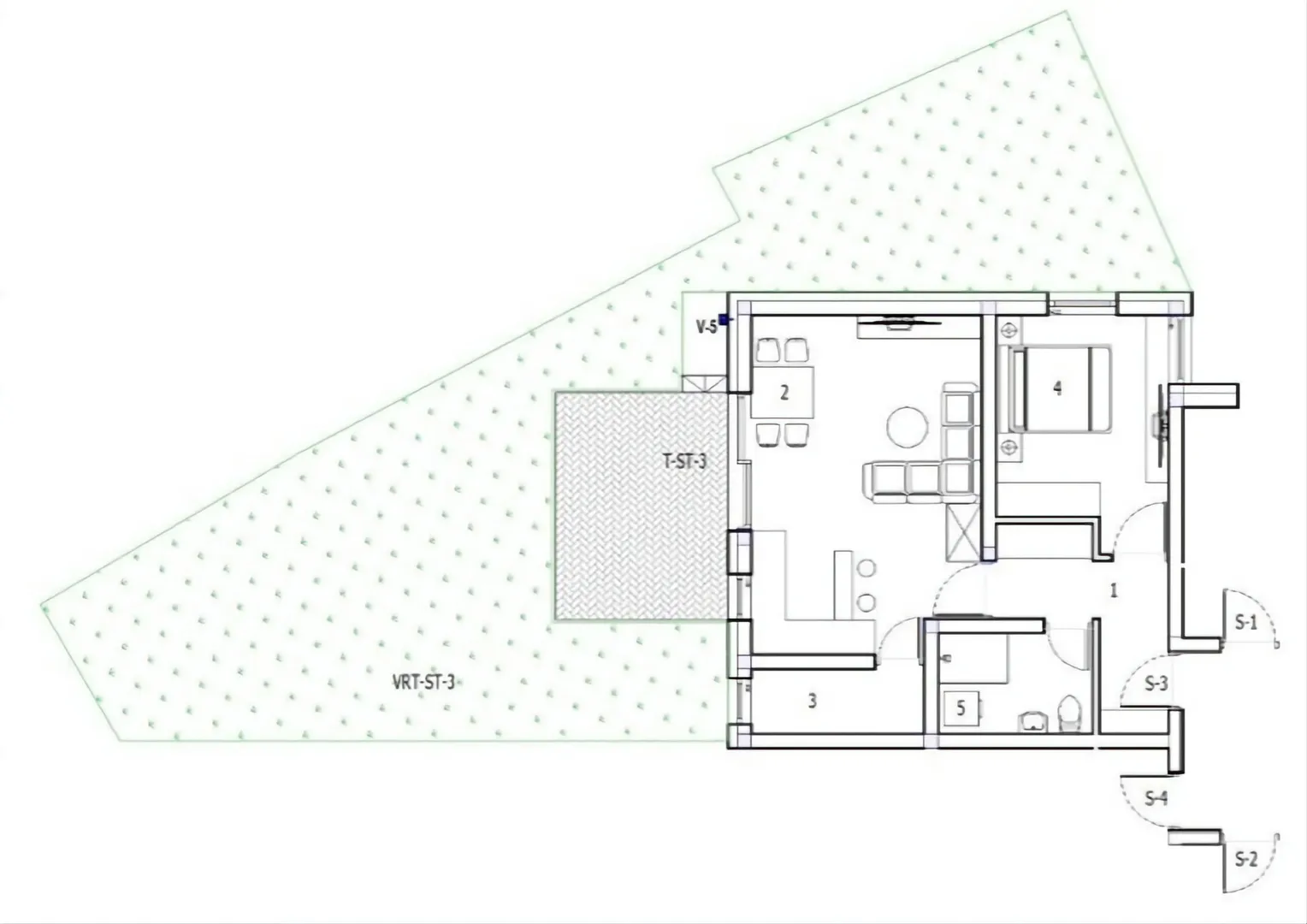 darda, top lokacija, prizemlje, 61.51 m2 - slika 3