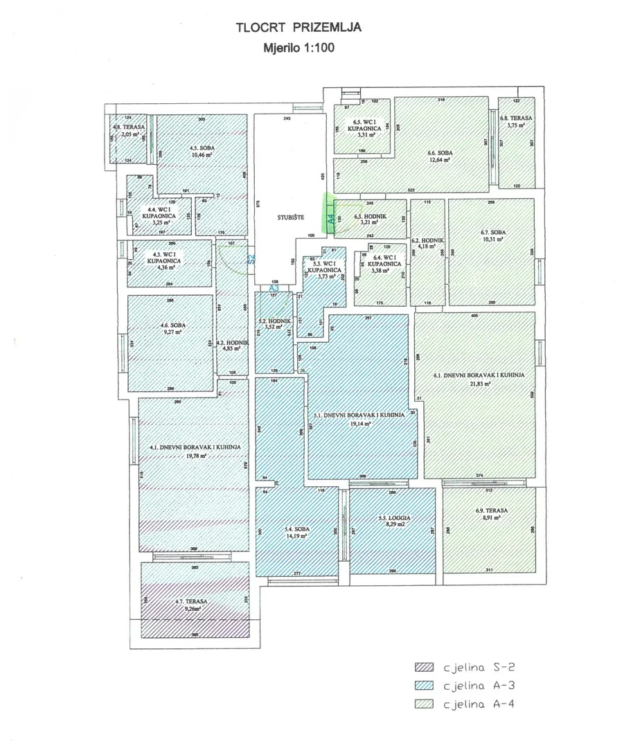 stara novalja: apartman, visoko prizemlje, 74.14m2, drugi red do mora! - slika 16