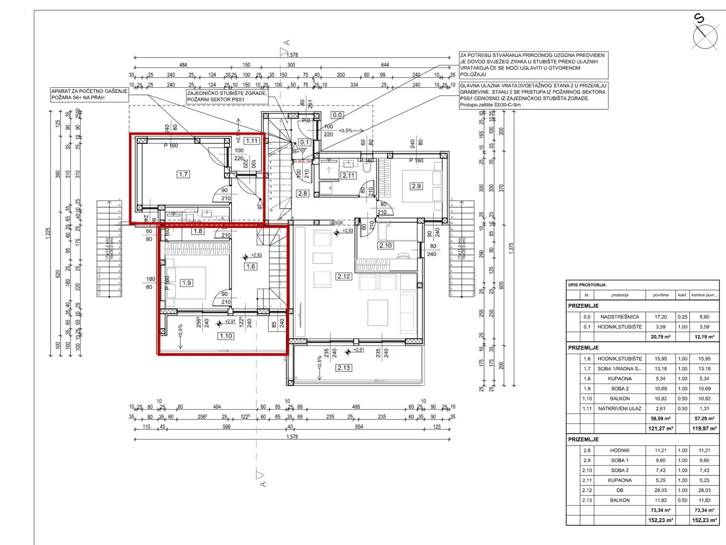 dramalj, novogradnja, 300 m od mora, parking s1 - slika 7