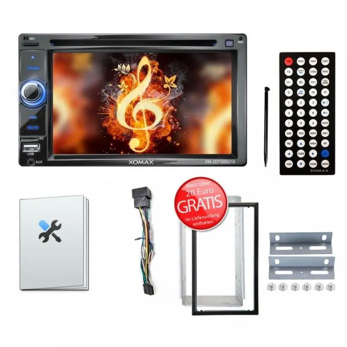 auto radio dvd mp3 bluetooth 6,2" - slika 5