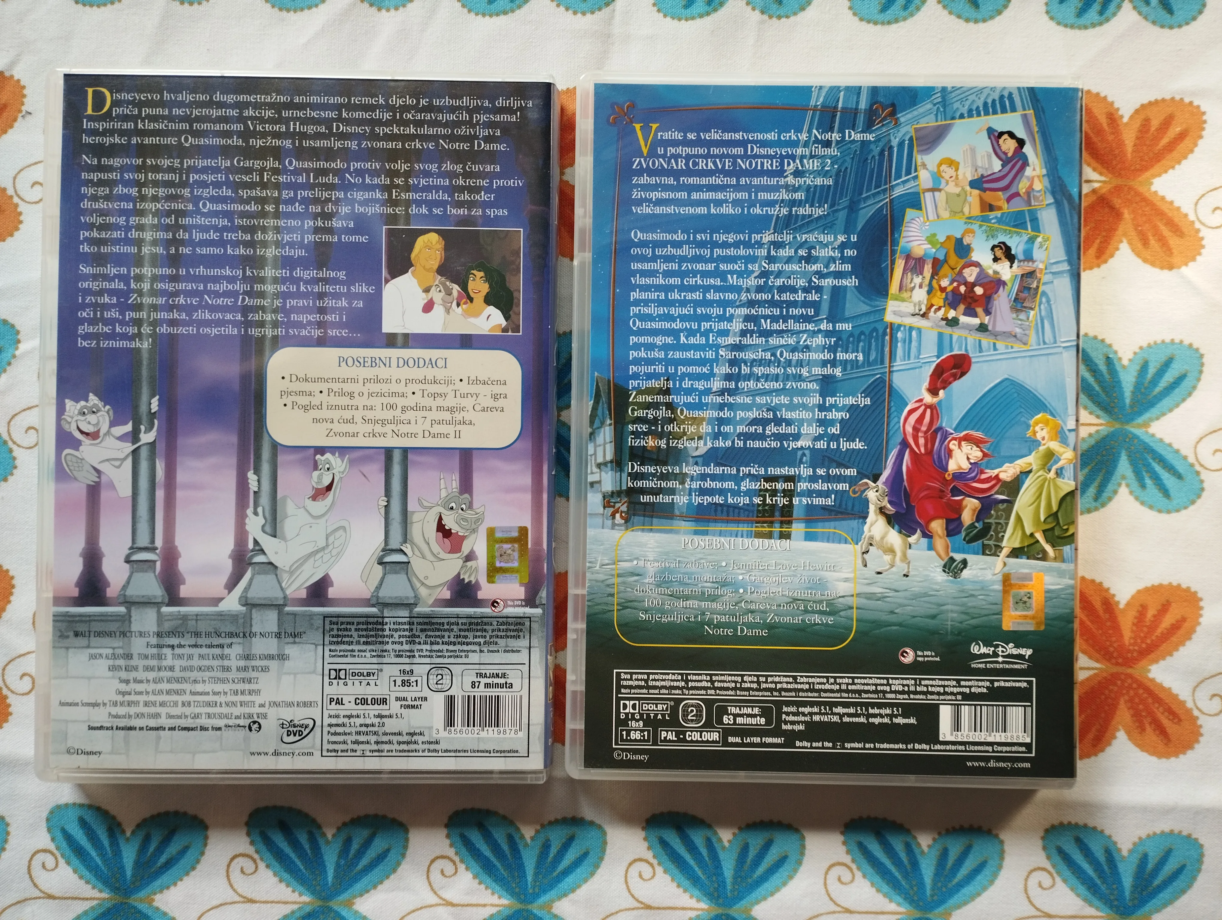 zvonar crkve notre dame 1 i 2 dvd - slika 2
