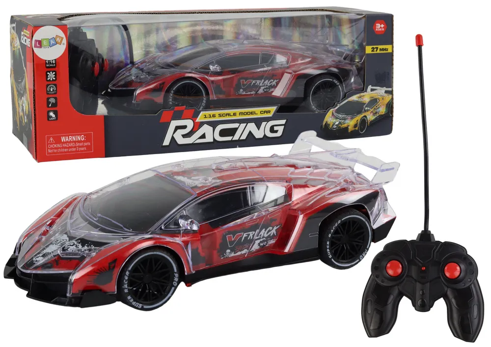 Auto na daljinsko upravljanje RC Sports Car 1:16 - crveni - Mursko Središće