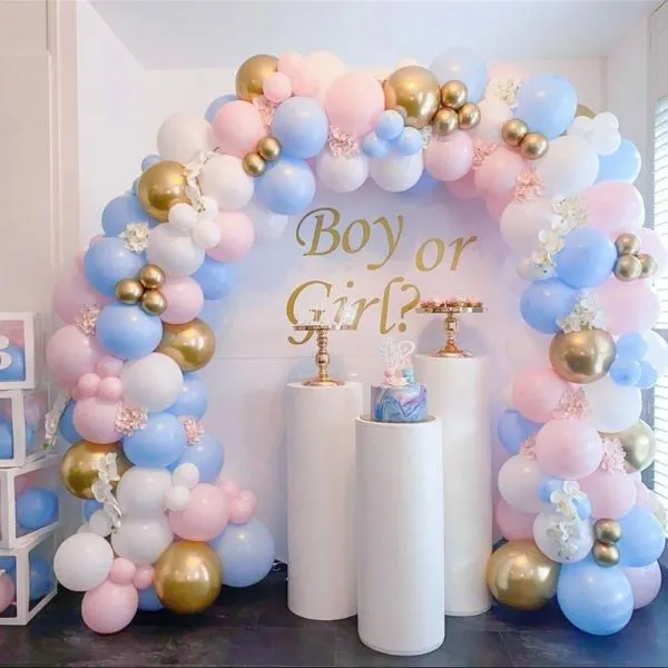 luk od balona - pink and blue (104 balona u setu) - slika 12