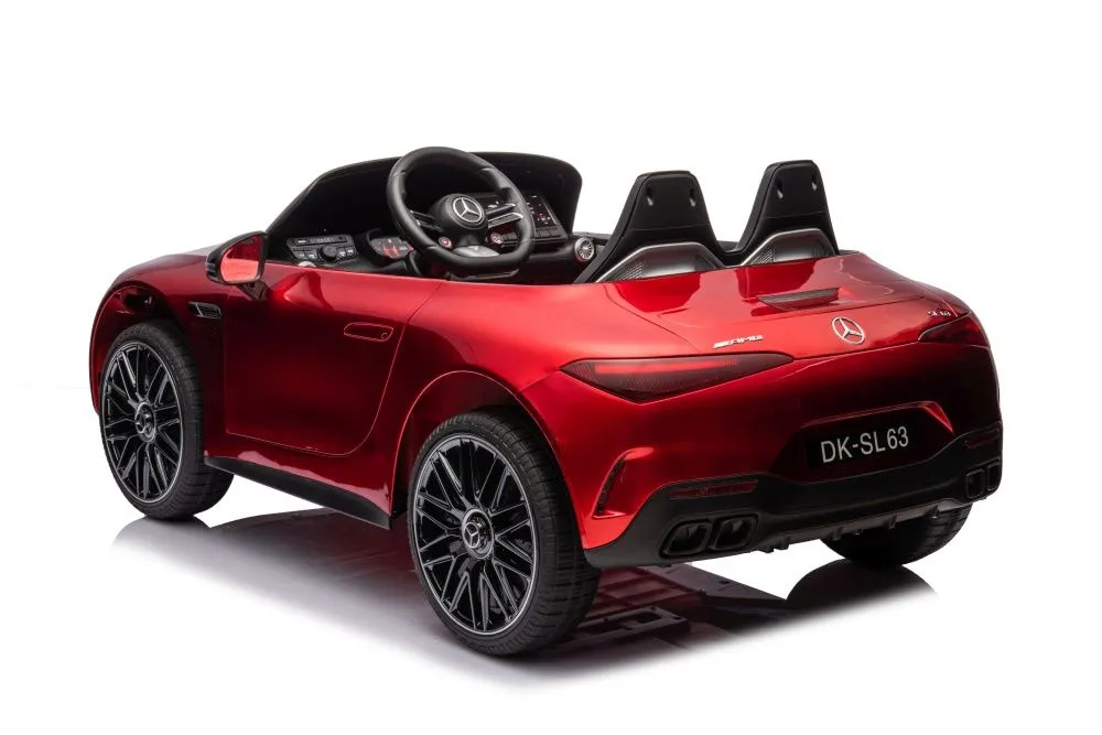 licencirani auto na akumulator mercedes amg sl63 - crveni/lakirani - slika 7
