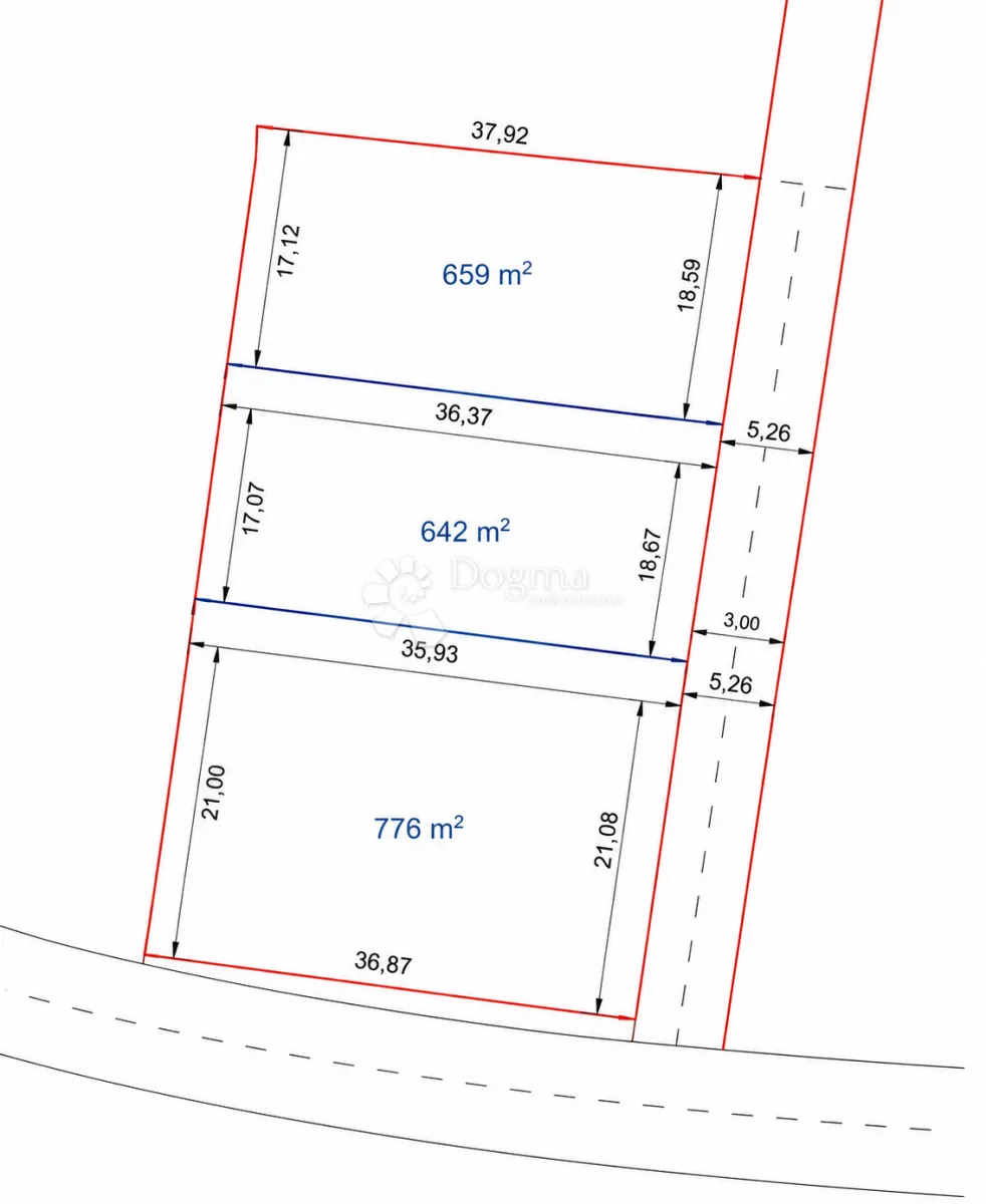 bilice- građevinsko zemljište 642 m2, spremno za gradnju - slika 4
