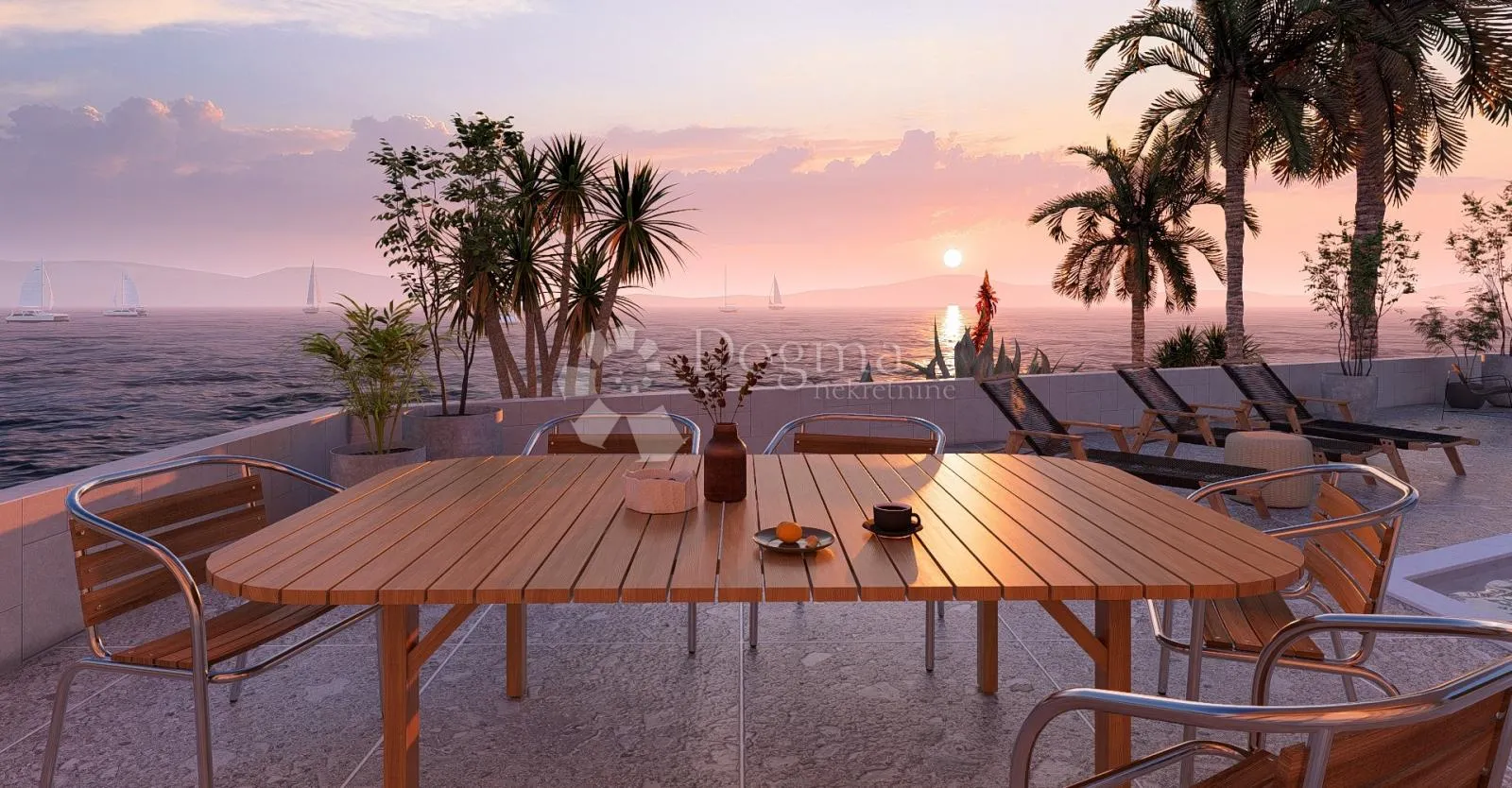 čiovo-penthouse prvi red do mora sa čarobnim pogleodm - slika 10