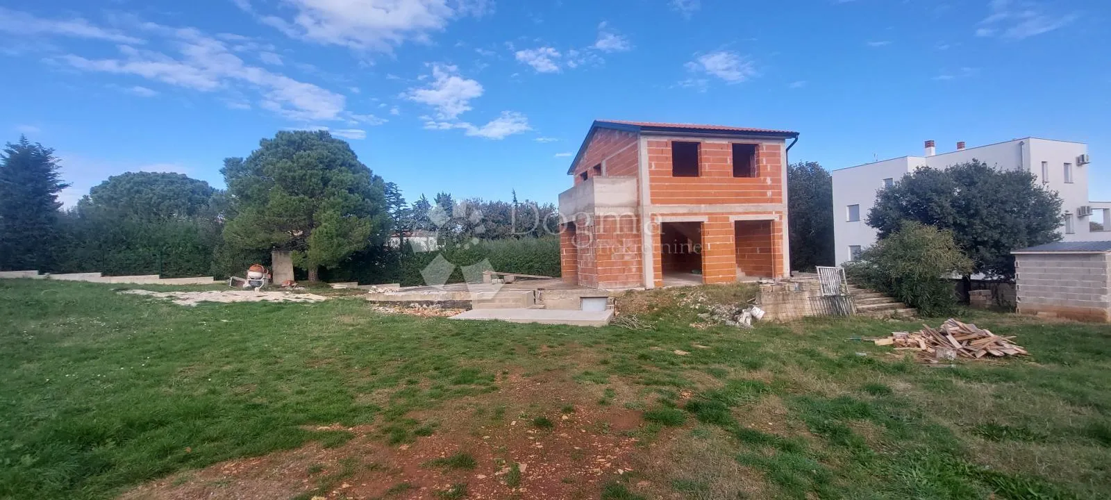 kuća, roh bau, ližnjan, pogled more - slika 3