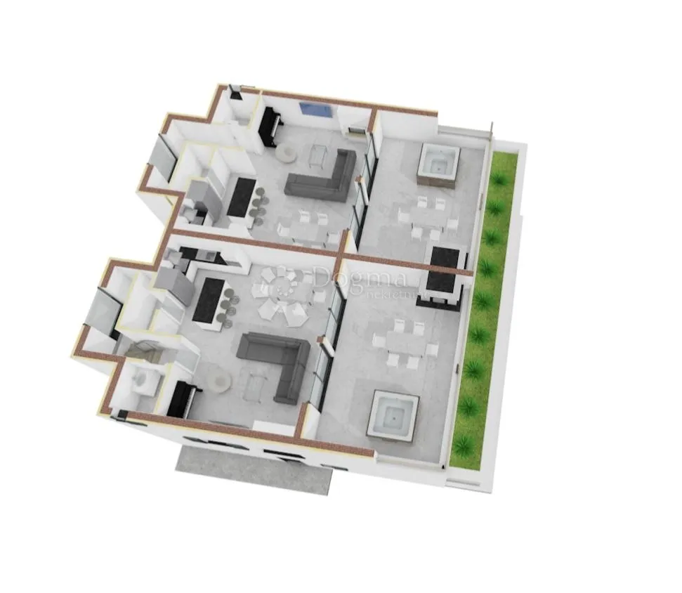 šibenik, luksuzni dvoetažni stan u novogradnji s4, 166 m2 - slika 17