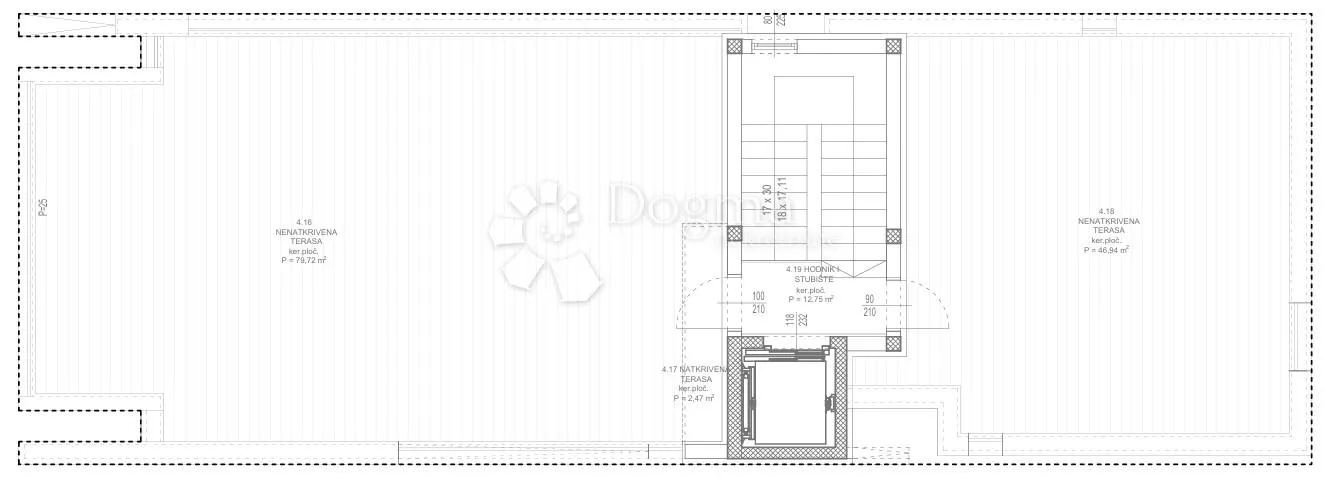 kožino - penthouse s4 2. kat, jacuzzi, privatni lift, pogled na more - slika 17