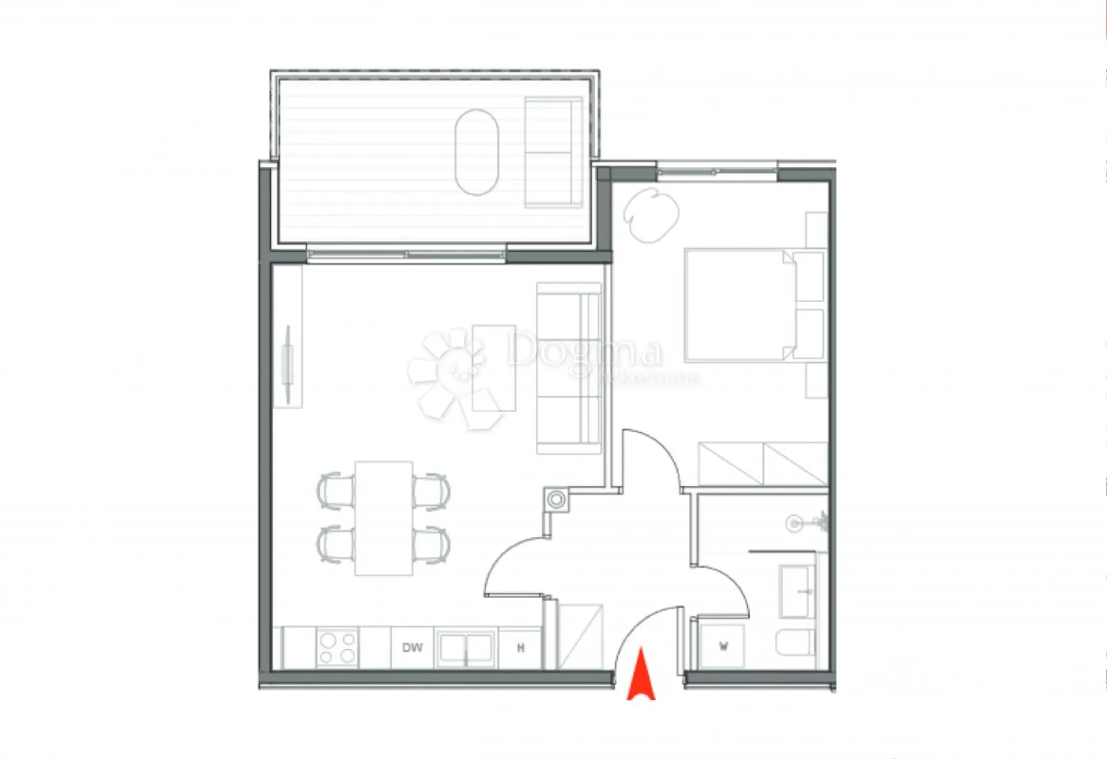 stan +parking+ ostava, lift - slika 8