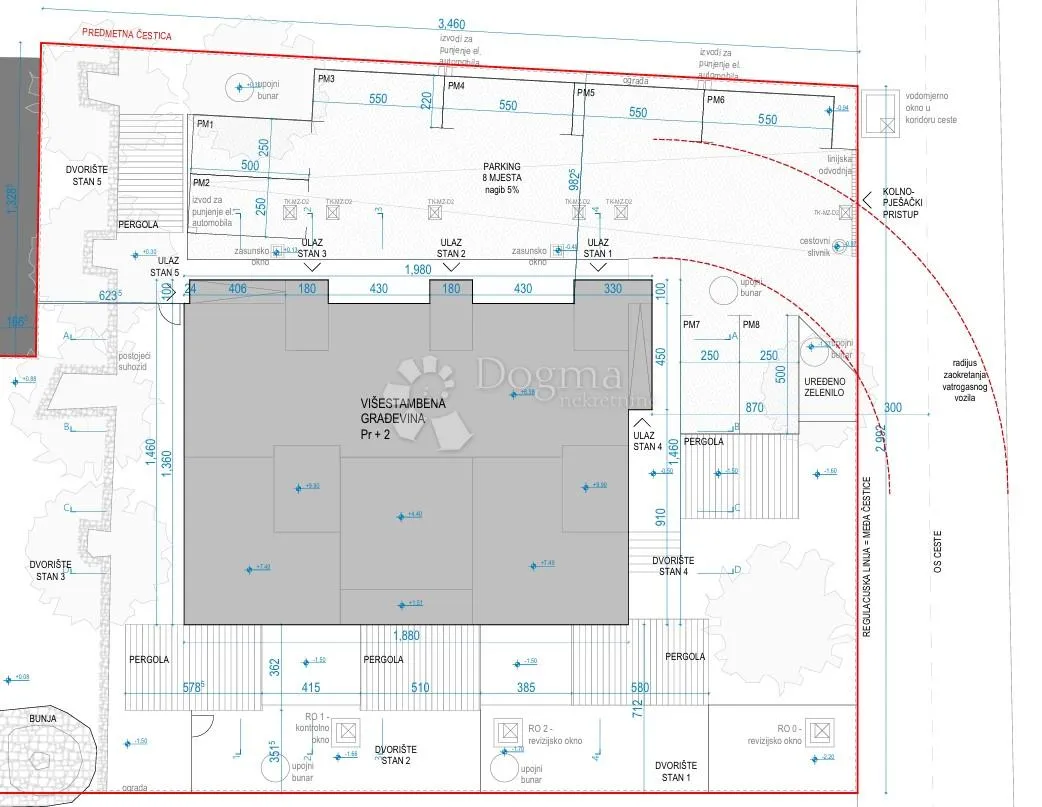 vodice - s5 dvoetažni penthouse na 1. i 2. katu s vrtom i krovnom terasom, 159,01 m2 netto - slika 28