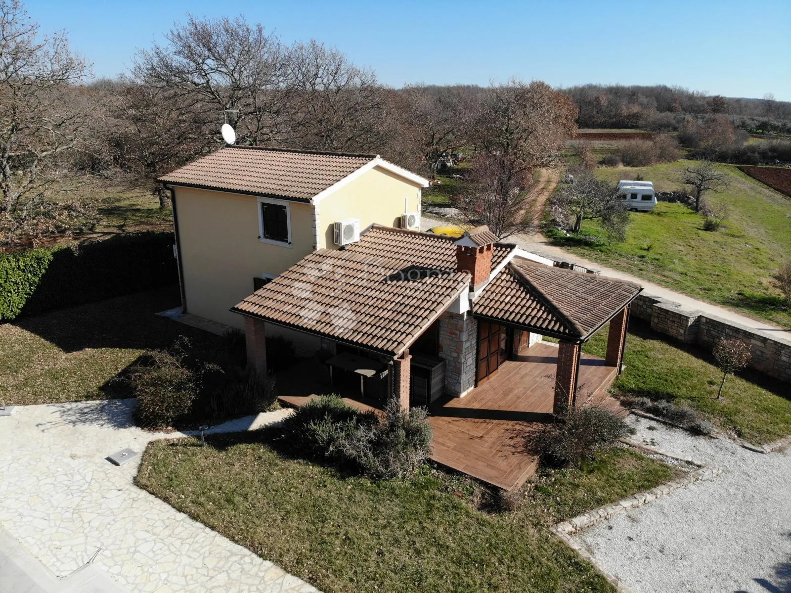 poreč okolica, šarmantna istarska kamena kuća s bazenom - slika 3