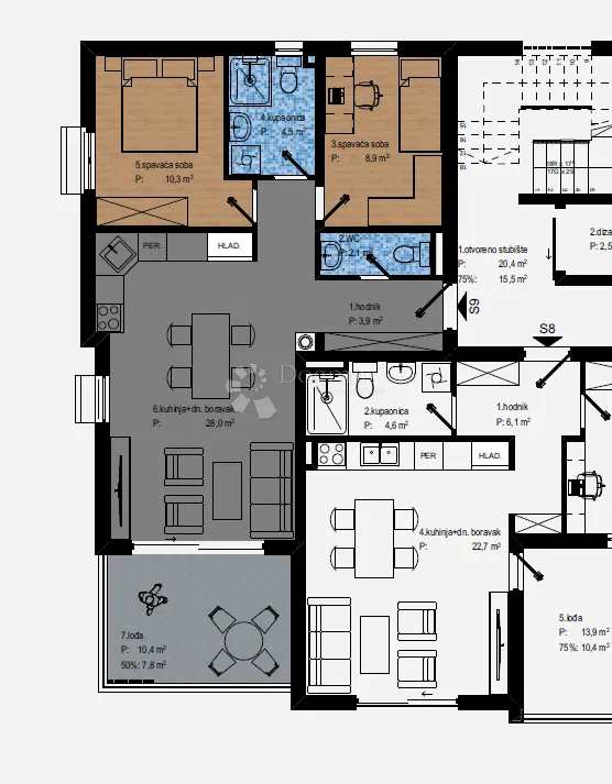 vidikovac- penthouse s9 - slika 10
