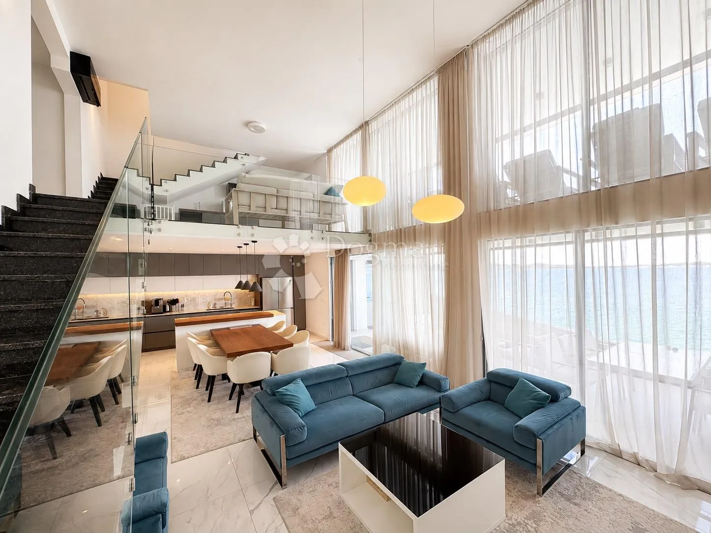 bibinje - prestižni penthouse - 1.red do mora, 179,10 m2 - slika 12