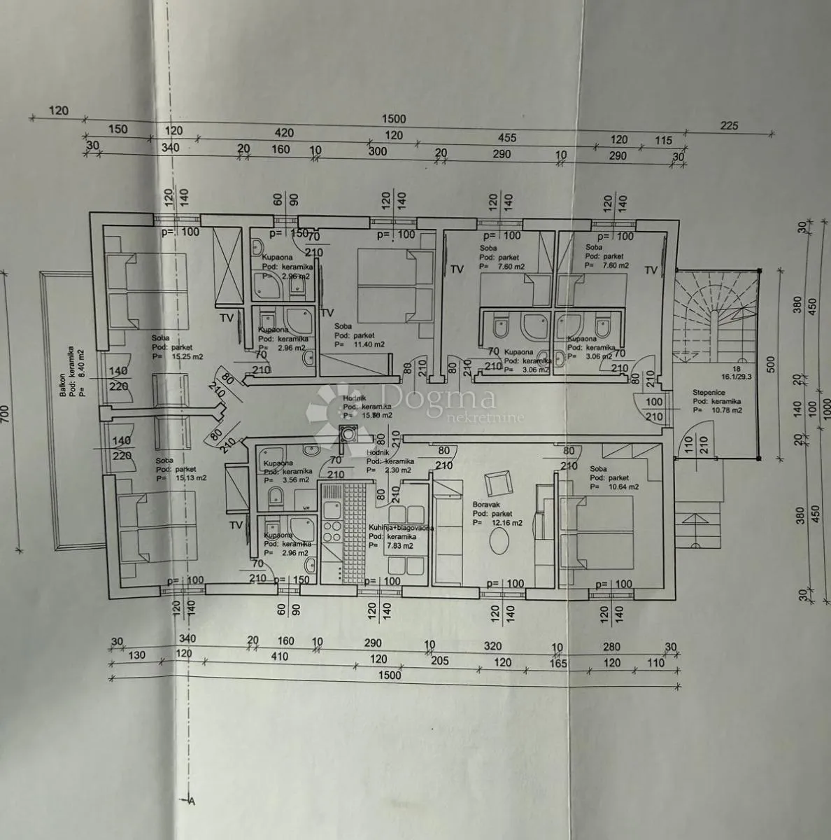 zemljište projekt građevinska poslo stambena zgrada - slika 7