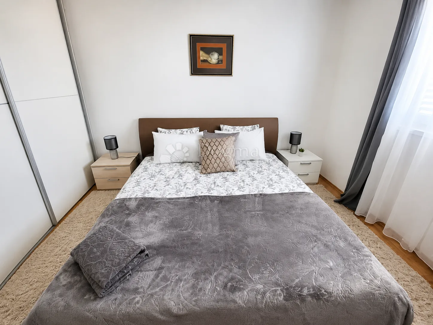 bibinje-dvosobni stan,terasa s pogledom na more - slika 7