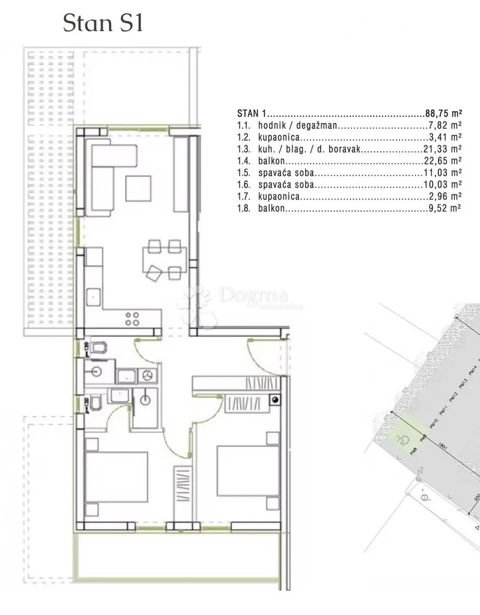 apartman s1 s vrtom i bazenom,100m od mora,nin - slika 14