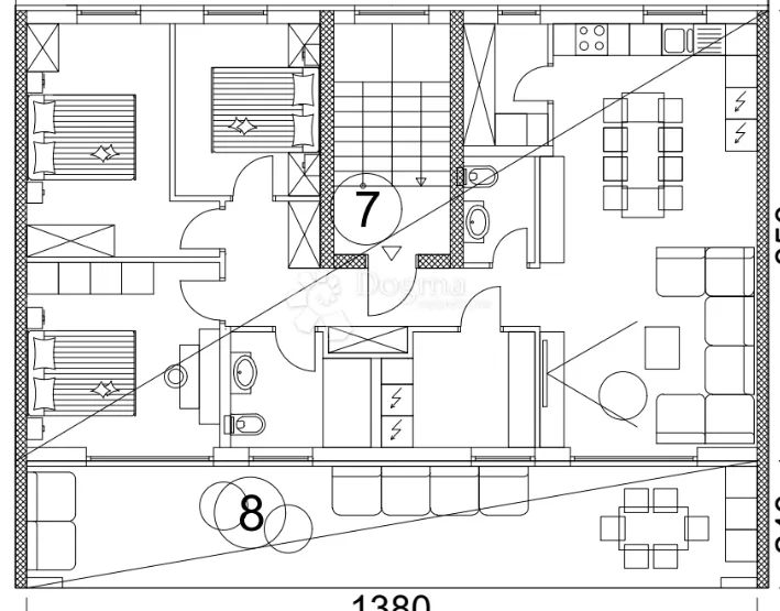 penthouse valmade, 2. kat, 99 m2 (zgr e, stan a4) - slika 2