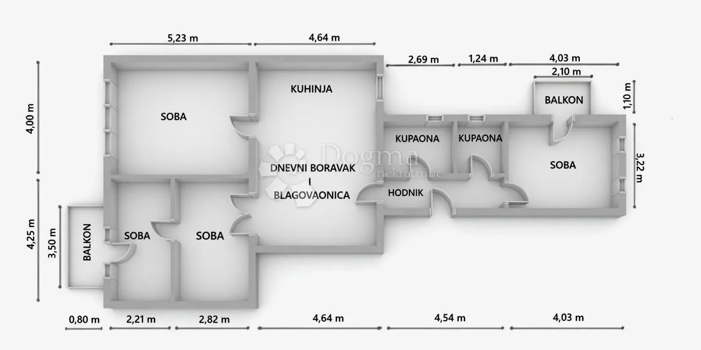 stan centar 102m2 - slika 12