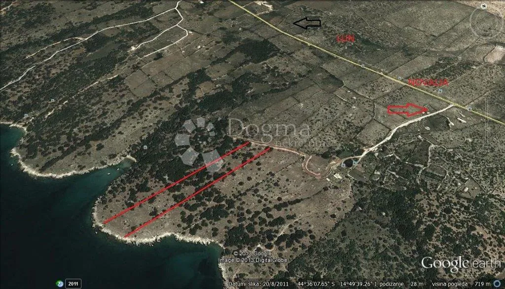 pag, 20,272 m² terena za hotel i kamp, prilika - slika 2