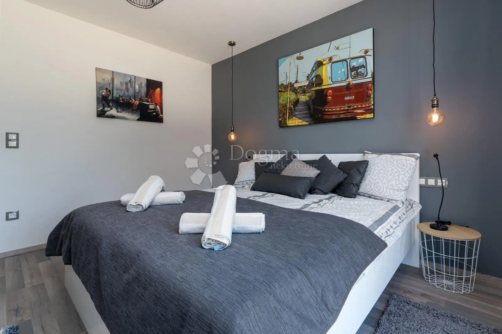 funtana – troetažni stan s privatnim bazenom, 550 m od mora - slika 23