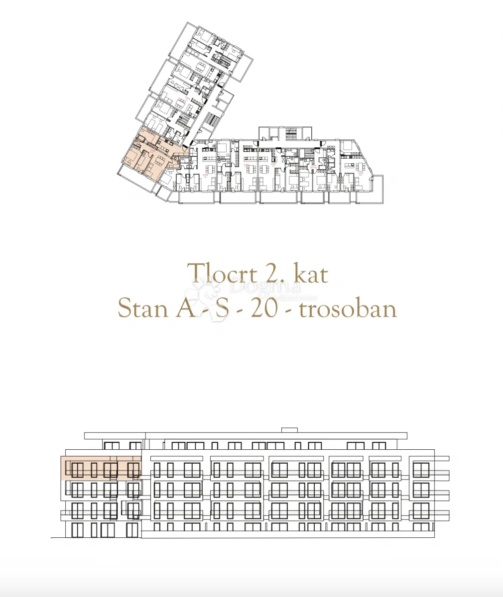 trosoban stan u novogradnji, 2. kat (a-s20) - slika 2