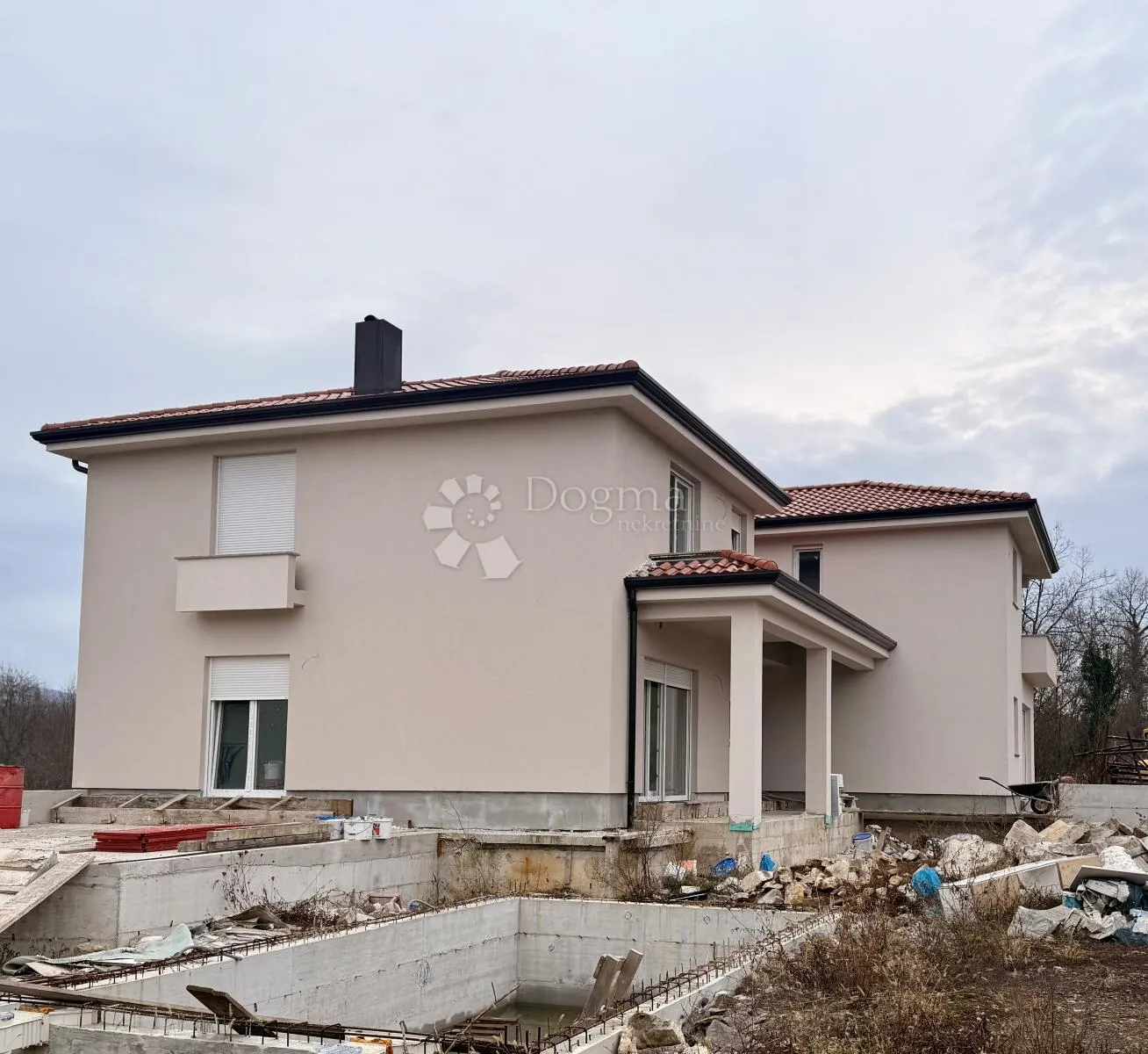 novogradnja matulji - visoki rohbau - slika 6