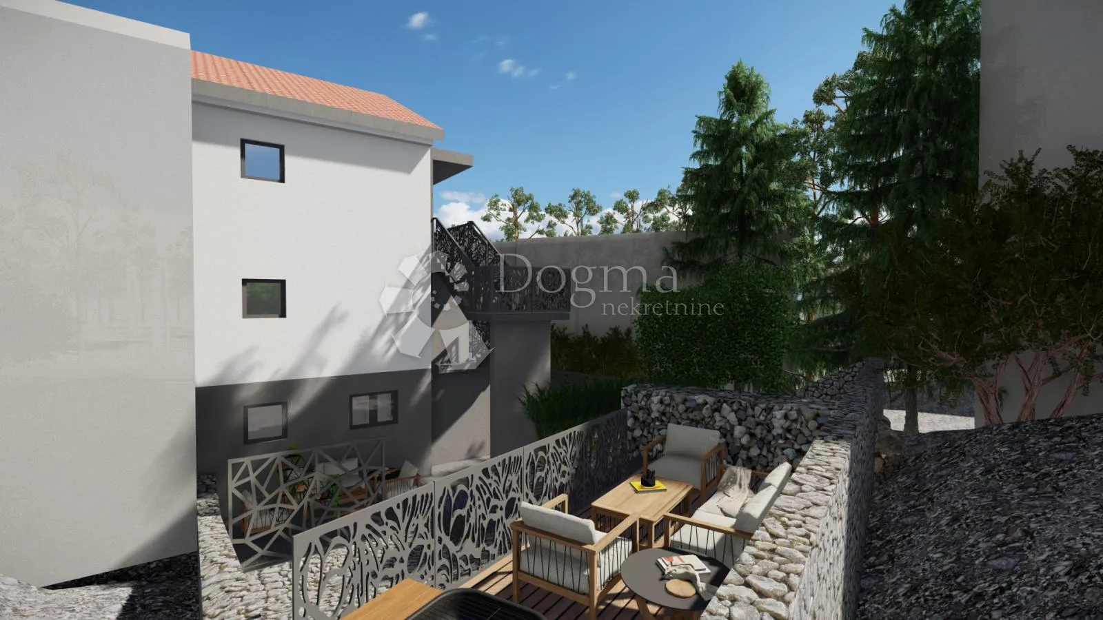 Dvoetažni Apartman S Lijepom Terasom S Pogledom Na More - Krk