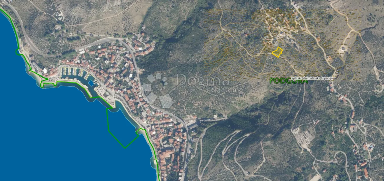 sniženo! građevinsko zemljište s rajskim pogledom na more - slika 8