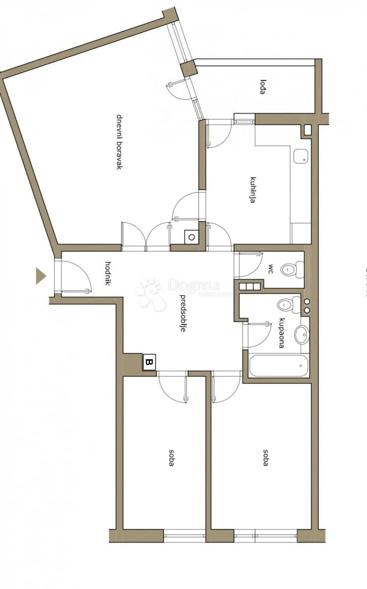 stan 84 m² s lođom i parkingom – malešnica - slika 18