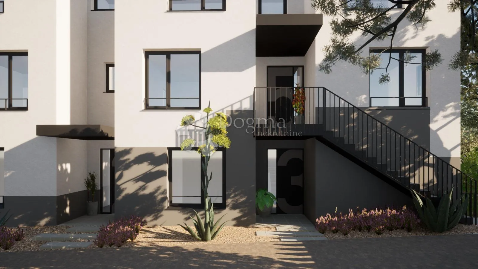 vodice - s5 dvoetažni penthouse na 1. i 2. katu s vrtom i krovnom terasom, 159,01 m2 netto - slika 6