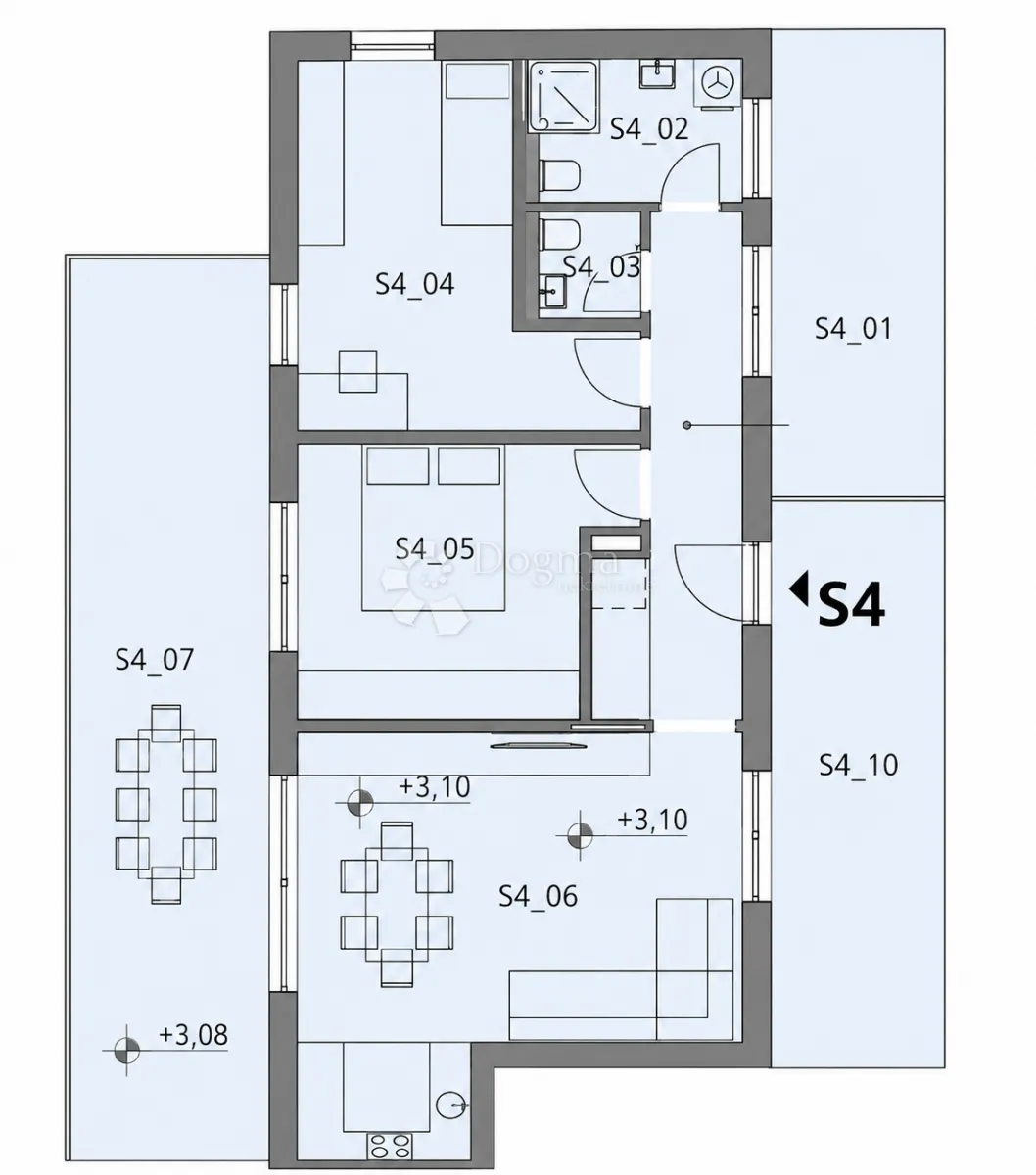 ekskluzivna novogradnja u šestinama – stan s4 - 90,66 m2 - slika 11