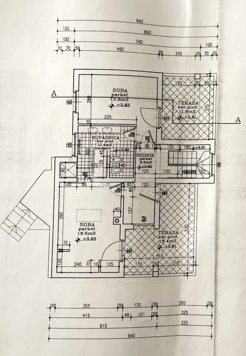 roh-bau kuća u ražancu s pogledom na more - slika 16