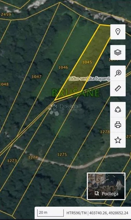 poljoprivredno zemljište park prirode velebit 5230 m2 - slika 4