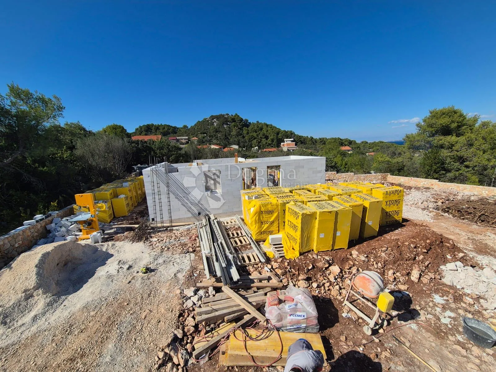 lukoran - kuća s bazenom i pogledom na more v1 - slika 1