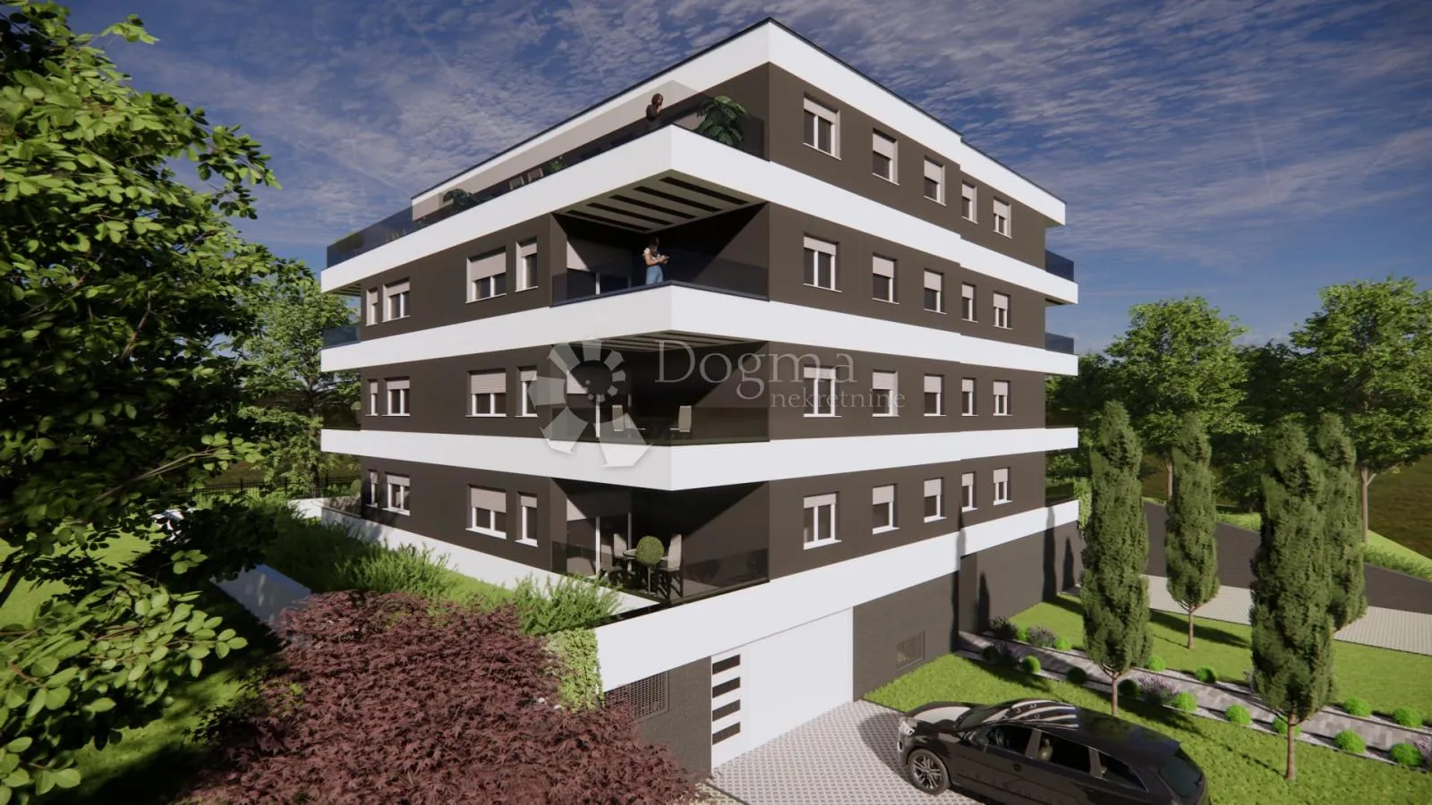 Sesvete novogradnja trosobni stan 81 m2 u prizemlju - Sesvete, Zagreb