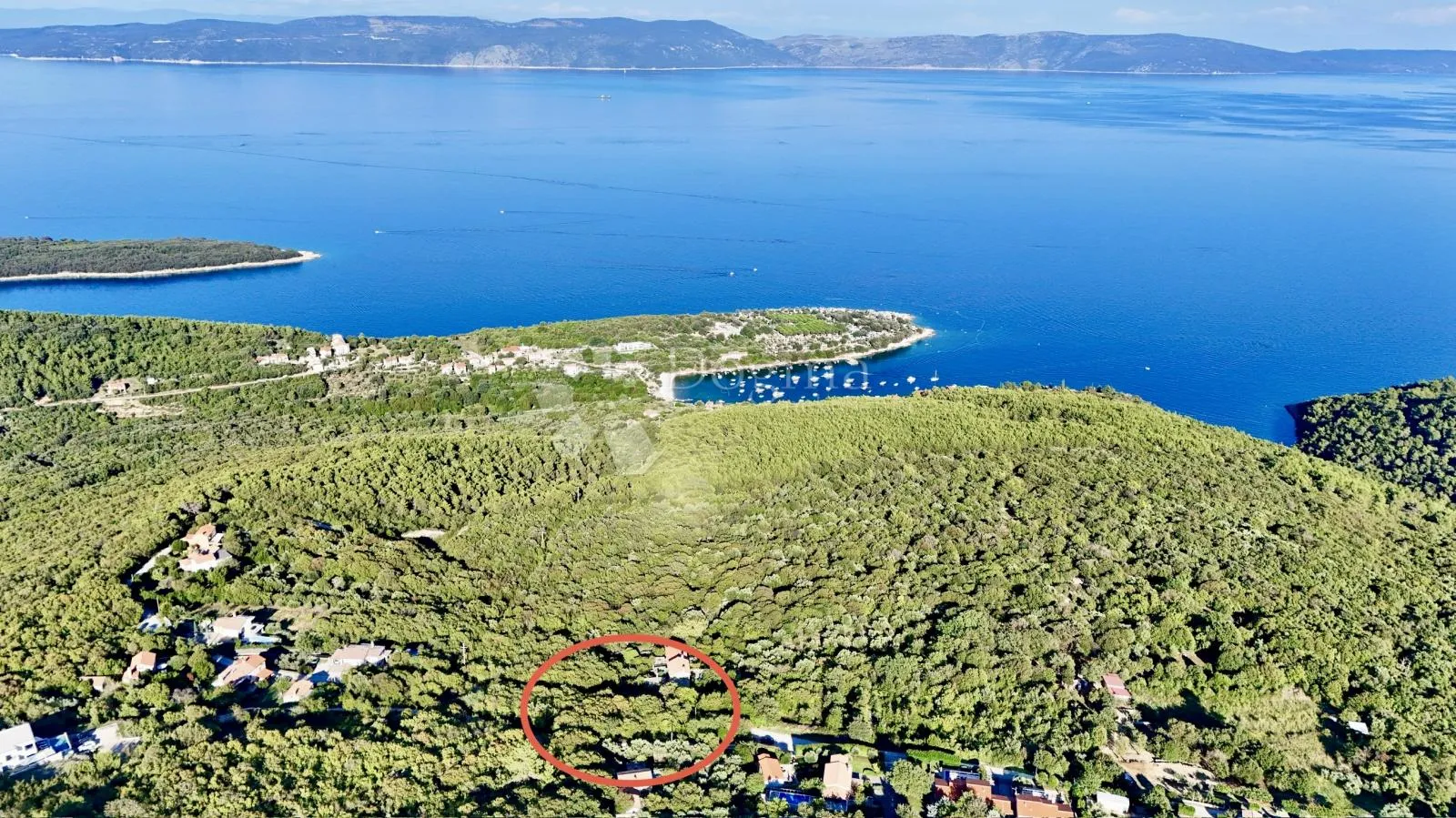 EKSKLUZIVNO!! Građevinsko zemljište s pogledom na more! - Crni, Raša